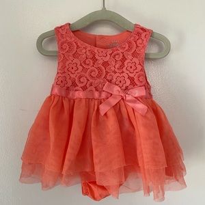 Lace Ruffle Onsie Dress